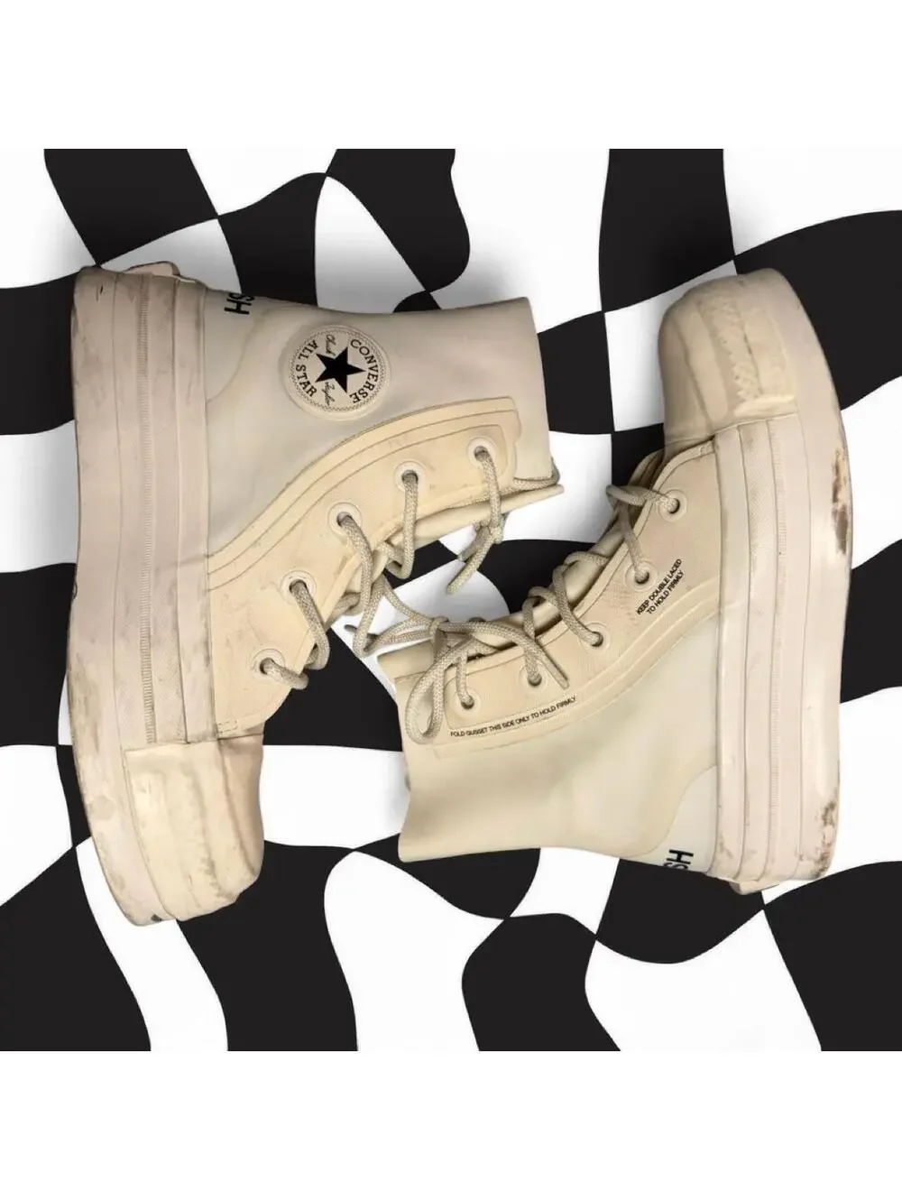 Ambush x Converse Chuck Taylor All Star Platform II white trainers